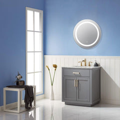 Altair Round LED Mirror - Modern Frameless Vanity Mirror - Padova - The Home Selection