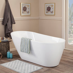 Altair Shaia 67" x 32" Freestanding Soaking Acrylic Bathtub - The Home Selection
