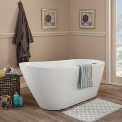 Altair Shaia 67" x 32" Freestanding Soaking Acrylic Bathtub - The Home Selection