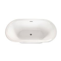 Altair Solace 59" x 30" Freestanding Soaking Acrylic Bathtub - The Home Selection