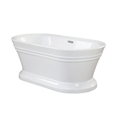Altair Solace 67" x 31" Freestanding Soaking Acrylic Bathtub - The Home Selection