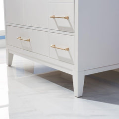 Altair Sutton 36" Single Sink Bathroom Vanity Set with Marble Countertop - The Home Selection