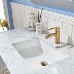 Altair Sutton 48" Single Bathroom Vanity Set with Marble Countertop - The Home Selection