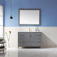 Altair Sutton 48" Single Bathroom Vanity Set with Marble Countertop - The Home Selection