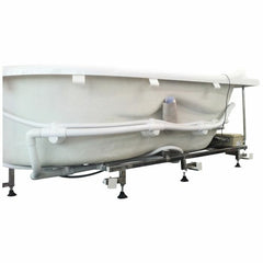 EAGO 6 ft Right Corner Acrylic White Whirlpool Bathtub for Two - AM124ETL-R