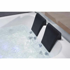 EAGO 5ft Clear Rounded Corner Acrylic Whirlpool Bathtub for Two - AM199ETL