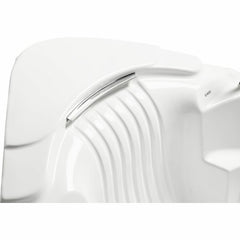 EAGO 5 ft Corner Acrylic White Waterfall Whirlpool Bathtub for Two - AM505ETL