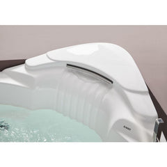 EAGO 5 ft Corner Acrylic White Waterfall Whirlpool Bathtub for Two - AM505ETL
