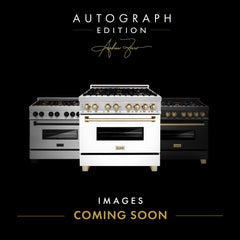 ZLINE Autograph Edition 24" 2.8 cu. ft. Dual Fuel Range with Gas Stove and Electric Oven in Stainless Steel with Accents - RAZ-24