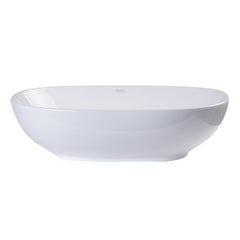 EAGO 23'' White Oval Porcelain Bathroom Sink Basin without Overflow - BA352