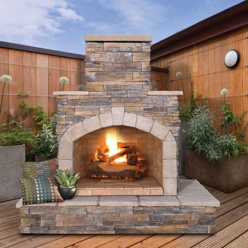CalFlame 78 Inch Fireplace - FRP-908-3 - The Home Selection