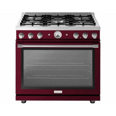 Superiore La Cucina 36" Stainless Steel 5 Sealed Burner Natural Gas Range - Convection - Ate and Drank