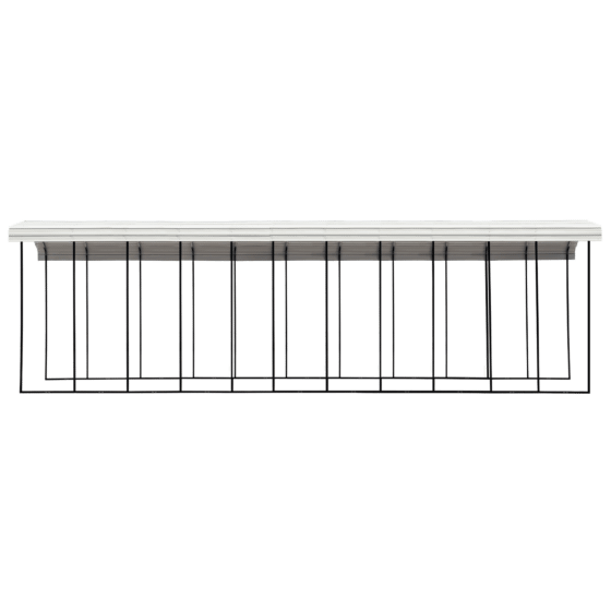 Arrow RV Carport, 14 ft. x 51 ft. x 14 ft. - CPH145114