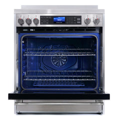 Cosmo 2-Piece Kitchen, 30″ Electric Range and 30″ Under Cabinet Range Hood - COS-2PKG-010 - The Home Selection