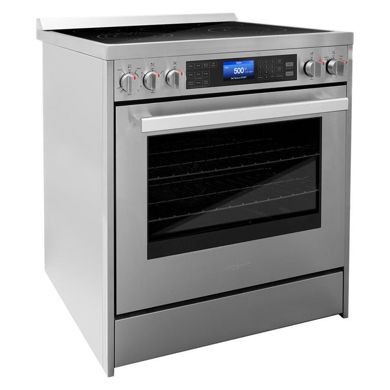 Cosmo 2-Piece Kitchen, 30″ Electric Range and 30″ Under Cabinet Range Hood - COS-2PKG-010 - The Home Selection