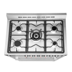 Cosmo 2-Piece Kitchen, 36″ Gas Range and 36″ Wall Mount Range Hood - COS-2PKG-023 - The Home Selection