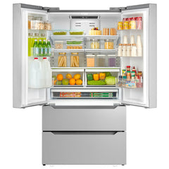 Cosmo 2-Piece Kitchen, 36″ Gas Range and French Door Refrigerator - COS-2PKG-007 - The Home Selection