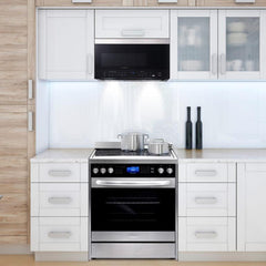 Cosmo 30" Over the Range Microwave in Stainless Steel 1.6 cu. ft. with Vent Fan - COS-3016ORM1SS - The Home Selection