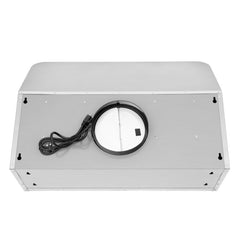 Cosmo 30" Ducted Under Cabinet Range Hood in Stainless Steel with Touch Display, LED Lighting and Permanent Filters - COS-QS75 - The Home Selection