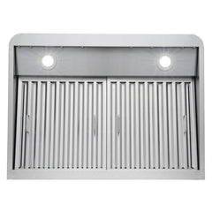 Cosmo 30" Ducted Under Cabinet Range Hood in Stainless Steel with Touch Display, LED Lighting and Permanent Filters - COS-QS75 - The Home Selection