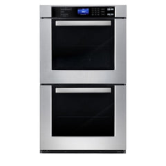 Cosmo 2 Piece Kitchen Package With 36" Electric Cooktop 30" Double Electric Wall Oven - The Home Selection