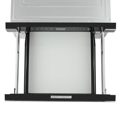 Cosmo 24" Built-in Microwave Drawer with Automatic Presets, Touch Controls, Defrosting Rack and 1.2 cu. ft. Capacity in Stainless Steel - The Home Selection
