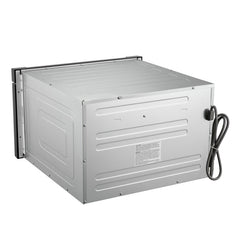 Cosmo 24" Built-in Microwave Drawer with Automatic Presets, Touch Controls, Defrosting Rack and 1.2 cu. ft. Capacity in Stainless Steel - The Home Selection
