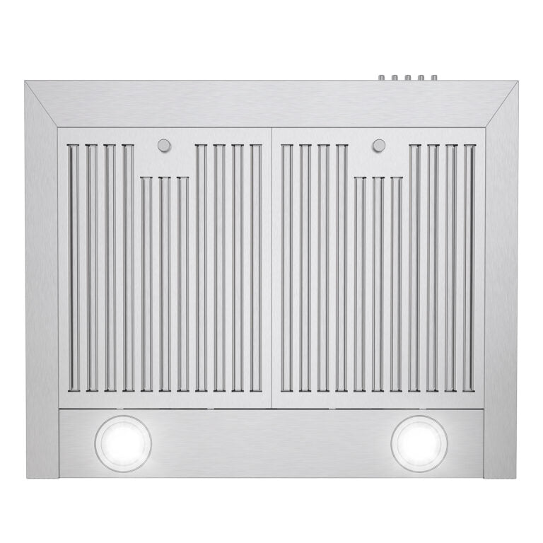 Cosmo 24" Ducted Wall Mount Range Hood in Stainless Steel with LED Lighting and Permanent Filters - COS-6324EWH - The Home Selection