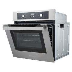 Cosmo 24" Electric Built-In Wall Oven with 2.5 cu. ft. Capacity, 8 Functions & Turbo True European Convection - C51EIX - The Home Selection
