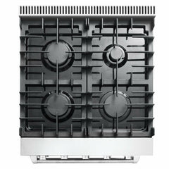 Cosmo 24" Slide-In Freestanding Gas Range with 4 Sealed Burners, Cast Iron Grates, 3.73 cu. ft. Capacity Convection Oven in Stainless Steel - COS-EPGR244 - The Home Selection
