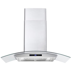 Cosmo 3 Piece Kitchen Package With 36" Electric Cooktop 36" Wall Mount Range Hood 30" Single Electric Wall Oven - The Home Selection