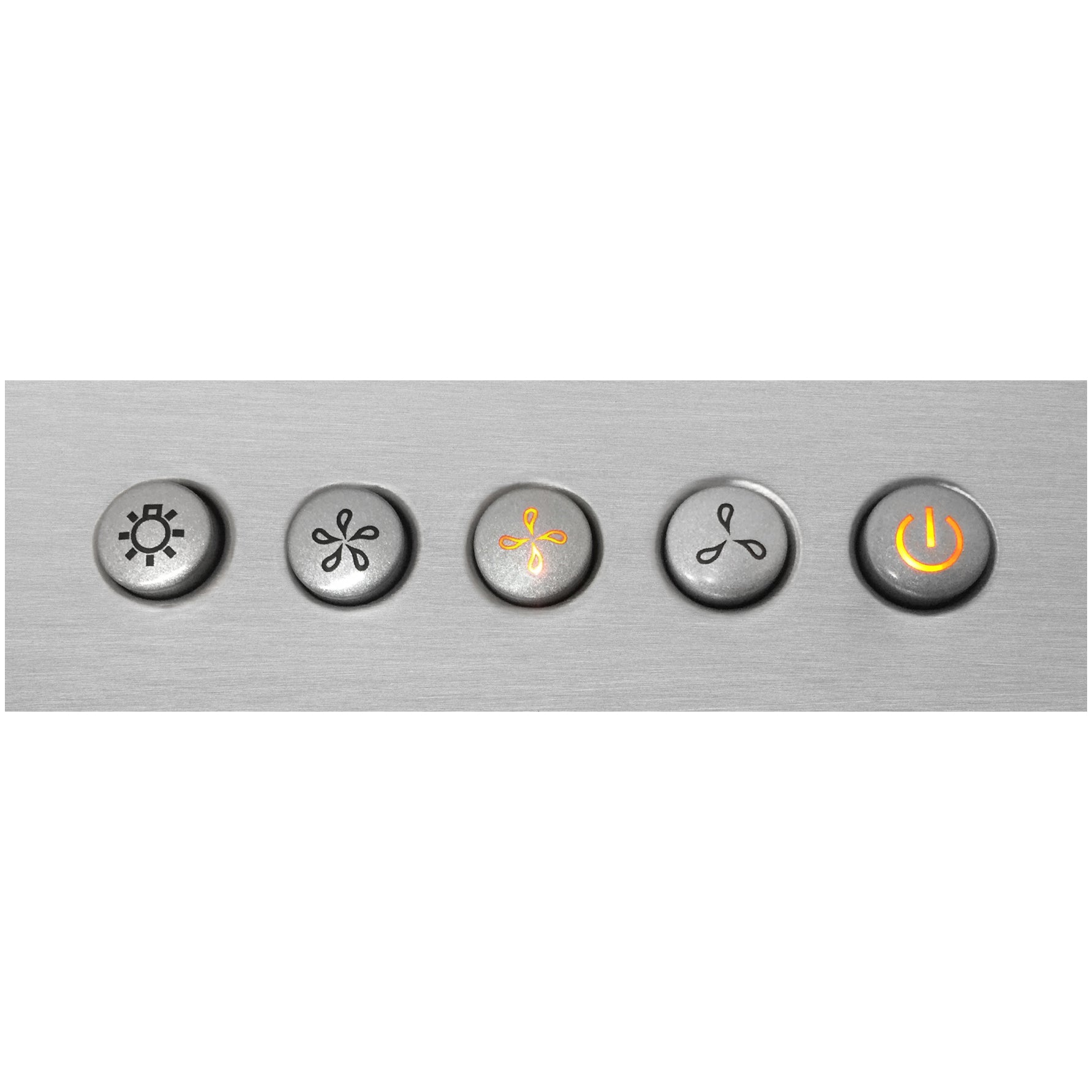 Cosmo 30" 380 CFM Ductless Wall Mount Glass Canopy Range Hood with Push Button Controls Range Hood with Carbon Filters and LED Lighting - COS-668A750-DL - The Home Selection