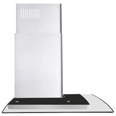 Cosmo 30" 380 Cubic Feet Per Minute CFM Convertible Wall Mount Range Hood in Stainless Steel with Charcoal Filter and Light Included - COS-668WRCS75-DL - The Home Selection