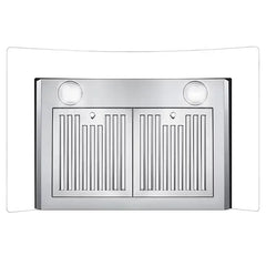 Cosmo 30" 380 Cubic Feet Per Minute CFM Convertible Wall Mount Range Hood in Stainless Steel with Charcoal Filter and Light Included - COS-668WRCS75-DL - The Home Selection