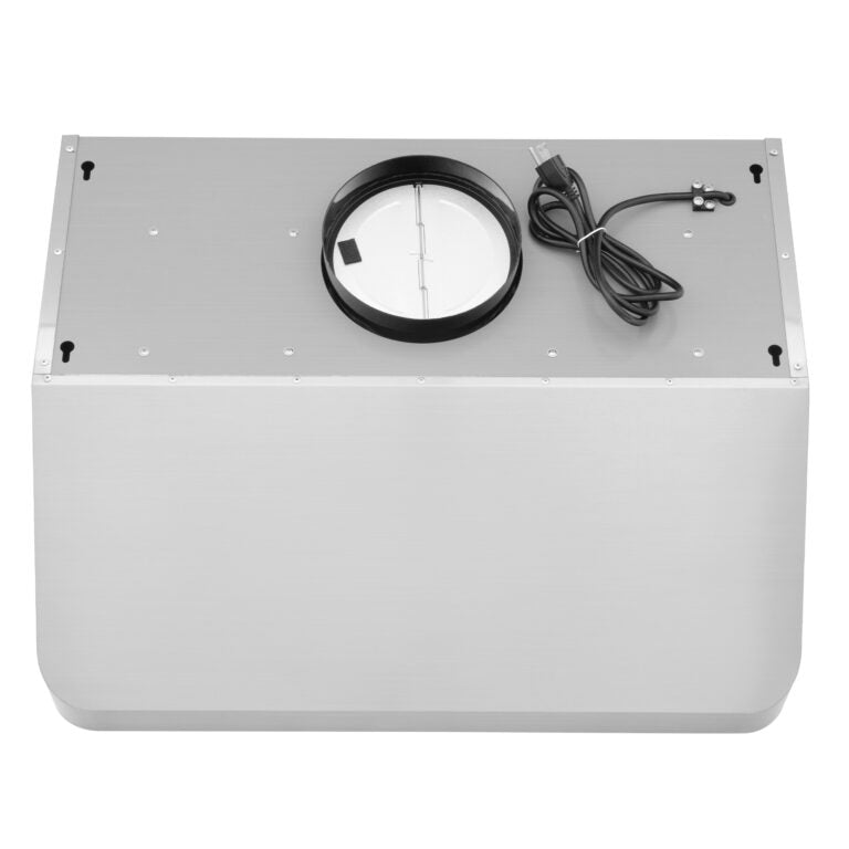 Cosmo 30" Ducted Under Cabinet Range Hood in Stainless Steel with Push Button Controls, LED Lighting and Permanent Filters - COS-QB75 - The Home Selection