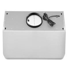 Cosmo 30" Ducted Under Cabinet Range Hood in Stainless Steel with Push Button Controls, LED Lighting and Permanent Filters - COS-QB75 - The Home Selection