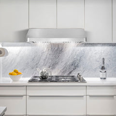Cosmo 30" Ducted Under Cabinet Range Hood in Stainless Steel with Push Button Controls, LED Lighting and Permanent Filters - COS-QB75 - The Home Selection