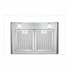Cosmo 30" Ducted Wall Mount Range Hood in Stainless Steel with LED Lighting and Permanent Filters - COS-668A750 - The Home Selection