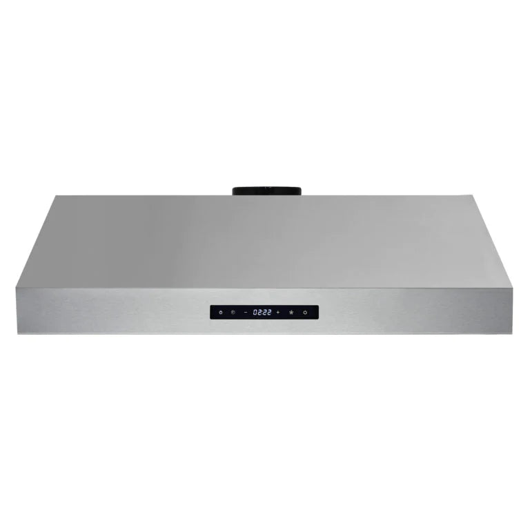 Cosmo 30" Ductless Under Cabinet Stainless Steel Range Hood With LED Light, 380 CFM, Permanent Filters,Stainless Steel - UMC30-DL - The Home Selection