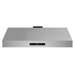 Cosmo 30" Ductless Under Cabinet Stainless Steel Range Hood With LED Light, 380 CFM, Permanent Filters,Stainless Steel - UMC30-DL - The Home Selection