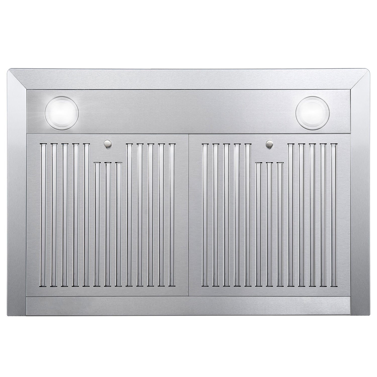 Cosmo 30" Ductless Wall Mount Range Hood with Push Button Controls, 3-Speed Fan, Permanent Filters, LED Lights & Carbon Filter Kit - COS-63175-DL - The Home Selection