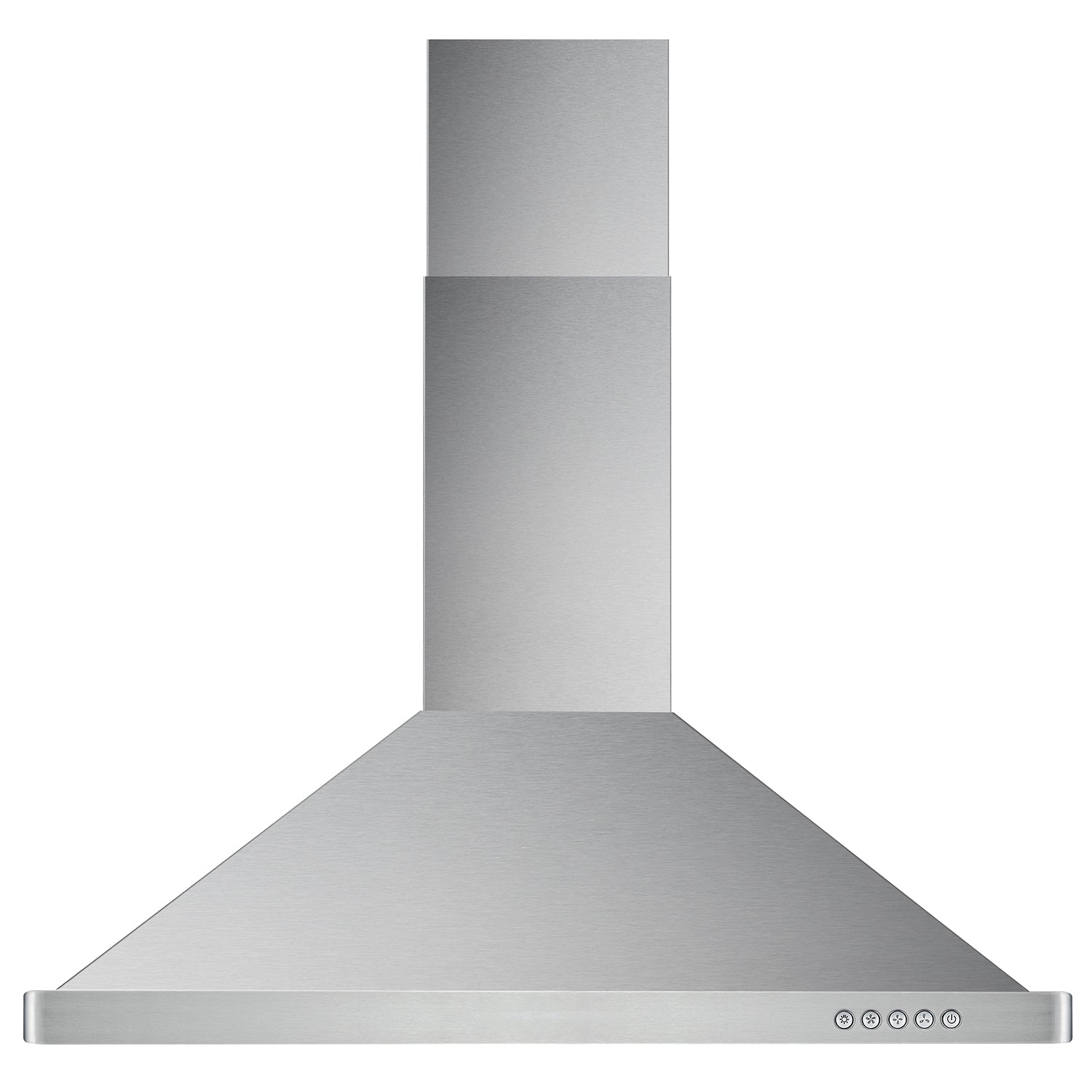 Cosmo 30" Ductless Wall Mount Range Hood with Push Button Controls, 3-Speed Fan, Permanent Filters, LED Lights & Carbon Filter Kit - COS-63175-DL - The Home Selection
