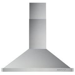 Cosmo 30" Ductless Wall Mount Range Hood with Push Button Controls, 3-Speed Fan, Permanent Filters, LED Lights & Carbon Filter Kit - COS-63175-DL - The Home Selection