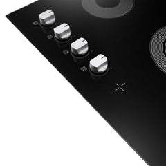 Cosmo 30" Electric Ceramic Glass Cooktop with 4 Burners, Dual Zone Elements, Hot Surface Indicator Light and Control Knobs - COS-304ECC - The Home Selection