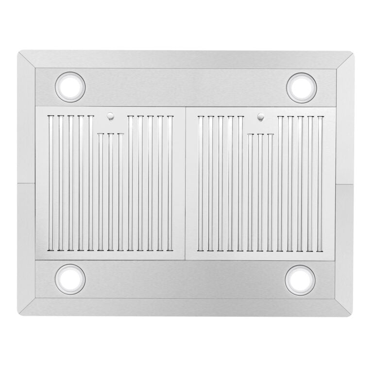 Cosmo 30" Island Range Hood with 3-Speed Fan, 380 CFM, Permanent Filters, LED Lights, Soft Touch Controls, Ducted Kitchen Vent Hood Extractor in Stainless Steel - COS-63ISS75 - The Home Selection