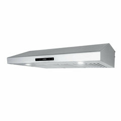 Cosmo 30" Under Cabinet Range Hood with Digital Touch Controls, 3-Speed Fan, LED Lights and Permanent Filters in Stainless Steel - COS-KS6U30 - The Home Selection