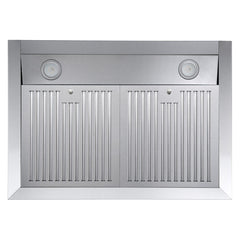 Cosmo 30" Under Cabinet Stainless Steel Range Hood with LED Light, 380 CFM, Permanent Filter, Convertible from Ducted to Ductless (Kit Not Included), 30 in., Stainless Steel - UMC30 - The Home Selection