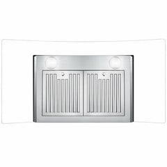 Cosmo 36" Ducted Wall Mount Range Hood in Stainless Steel with LED Lighting and Permanent Filters - COS-668A900 - The Home Selection
