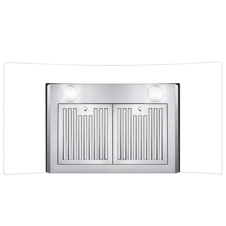 Cosmo 36" Ducted Wall Mount Range Hood in Stainless Steel with Touch Controls, LED Lighting and Permanent Filters - COS-668AS900 - The Home Selection