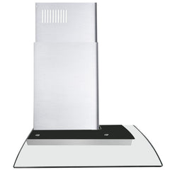 Cosmo 36" Ducted Wall Mount Range Hood in Stainless Steel with Touch Controls, LED Lighting and Permanent Filters - COS-668AS900 - The Home Selection